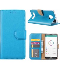  Nokia 7 + (Plus) hoesje book case style / portemonnee case Blauw
