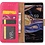 Nokia 7 + (Plus) hoesje book case style / portemonnee case Pink
