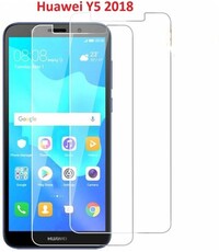  2 Stuks - Huawei Y5 (2018) Tempered glass /Beschermglas Screenprotector