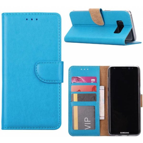Galaxy J7 2017 portemonnee booktype hoesje Blauw