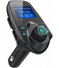  Draadloze Bluetooth Carkit met LED Display T11 inclusief FM transmitter / Display / Handsfree bellen / USB Oplader / MP3 speler