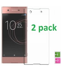  1 + 1 Gratis - Sony Xperia XA1 Ultra glazen Screenprotector Tempered Glass (0.3mm)