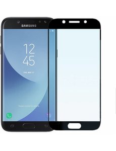  Samsung Galaxy J5 2017 full cover ultra clear HD clarity tempered glass Zwart