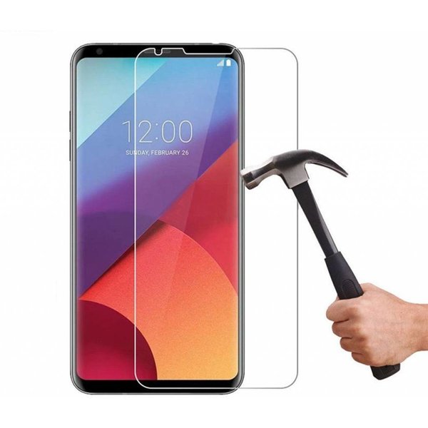 1 + 1 Gratis - LG V30 / V30S glazen Screenprotector Tempered Glass  (0.3mm)