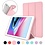 iPad (2018) (2017) 9.7 Inch Case, Ultra Slim Lightweight Smart hoesje met Trifold Cover Stand Rose goud