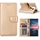 Nokia 8 Sirocco hoesje book case style / portemonnee case Champagne Goud