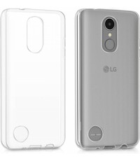 Merkloos LG K8 Transparant TPU Backcover Siliconen hoesje