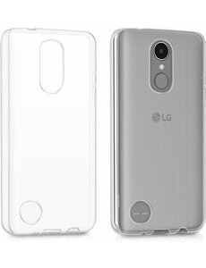 Merkloos LG K8 Transparant TPU Backcover Siliconen hoesje