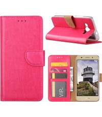  Hoesje voor Huawei Y3 (2018) boektype case / geschikt voor 3 pasjes Pink