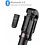 Ntech 3 in 1 Draadloos Selfie Stick Tripod met 360° rotation Phone Clip Mount en Bluetooth Remote shutter voor Geschikt voor iPhone X / Geschikt voor iPhone 8 / 8 Plus / 7 / 7 Plus / 6 / 6 Plus / Samsung Note 8 / S8 / S8 Plus / OnePlus (Black)