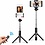 Ntech 3 in 1 Draadloos Selfie Stick Tripod met 360° rotation Phone Clip Mount en Bluetooth Remote shutter voor Geschikt voor iPhone X / Geschikt voor iPhone 8 / 8 Plus / 7 / 7 Plus / 6 / 6 Plus / Samsung Note 8 / S8 / S8 Plus / OnePlus (Black)