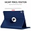 Ntech Ntech Hoes geschikt voor Apple iPad iPad Pro 11 inch hoesje 360° Rotating hoesje Case + 4 in 1 Styuls Donker Blauw