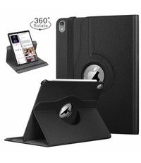 Ntech Ntech Apple iPad Pro 11 inch hoesje 360° Rotating hoesje Case + 4 in 1 Stylus Zwart