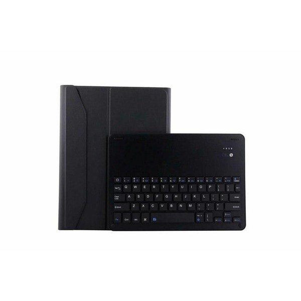 Merkloos Apple iPad Pro 11 inch Magnetically Detachable / Wireless Bluetooth Keyboard hoesje met toetsenbord Zwart