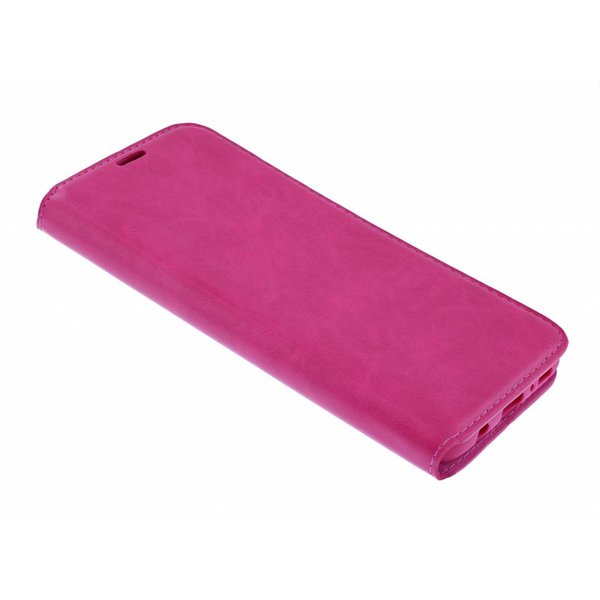 Ntech Ntech Luxe Pink TPU / PU Leder Flip Cover met Magneetsluiting voor de Geschikt voor Samsung Galaxy S10e