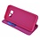 Ntech Ntech Luxe Pink TPU / PU Leder Flip Cover met Magneetsluiting Geschikt voor Samsung Galaxy S10+ (Plus)