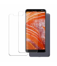 Ntech Ntech 2 Pack Nokia 8.1 Screenprotector 0.3mm HD clarity Hardness Tempered Glass