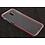 Ntech Ntech Hoesje Geschikt Voor Samsung Galaxy J6+ (Plus) Rood &Transparant Anti Shock Back hoesje