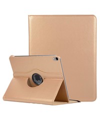 Ntech Ntech Apple iPad Pro 11 inch hoesje 360° Rotating hoesje Case + 4 in 1 Stylus Goud