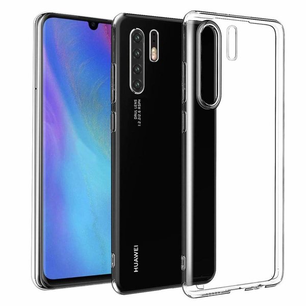 Ntech Ntech Hoesje Geschikt voor Huawei P30 Pro Transparant TPU Back hoesje