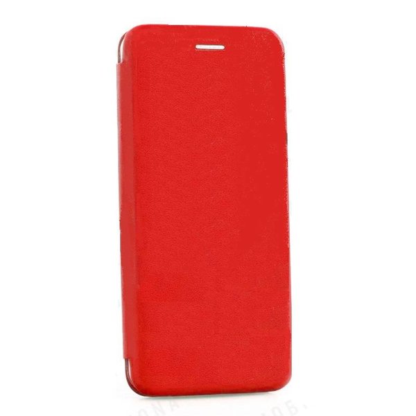 Ntech Ntech Geschikt voor iPhone Xs Max Luxe Rood TPU / Kunststof Flip Cover met Magneetsluiting