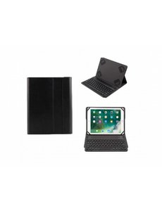 Merkloos Ntech Zwart Magnetically Detachable/Wireless Bluetooth Keyboard hoesje Samsung Galaxy Tab S3 9.7/Tab E 9.6