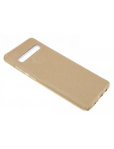 Ntech Ntech Samsung S10 hoesje ‚¬€œ Glitter TPU backcover ‚¬€œ Goud