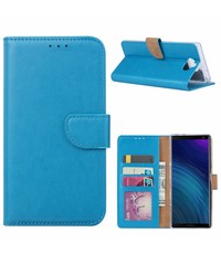 Ntech Ntech Hoesje voor Sony XA3 Ultra portemonnee hoesje / met opbergvakjes Blauw