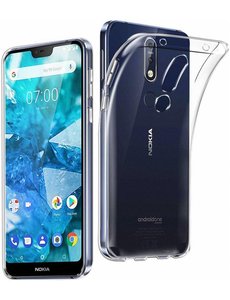 Ntech Ntech Nokia 7.1 Transparant TPU Back hoesje