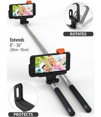  Kjstar - Selfie Stick Draadloos Met Bluetooth