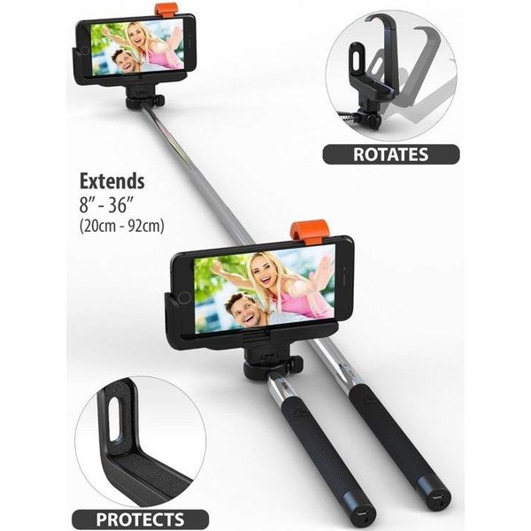 Kjstar - Selfie Stick Draadloos Met Bluetooth