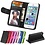 Portemonnee case hoesje zwart voor iPhone 5 5S SE