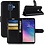 Samsung Galaxy A6 (2018) Hoesje Zwart met Pasjeshouder