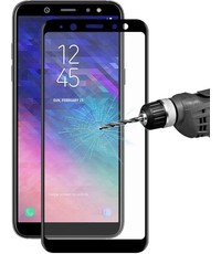 Merkloos Screenprotector voor Samsung Galaxy A6 (2018), Full screen tempered