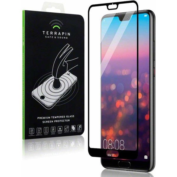 Merkloos Screenprotector voor Huawei P20 Pro, full screen tempered glass