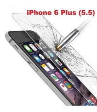 Merkloos 2 Stuks - iPhone 6 Plus / 6S Plus Glazen Screenprotector