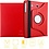 Merkloos 360º Draaibaar hoes Samsung Galaxy Tab E 9.6 (T560) - Rood