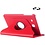 Merkloos Samsung Galaxy Tab E 9.6 horizontaal Litchi structuur 360º Draaibaar Hoesje (rood)