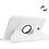 Merkloos Samsung Galaxy Tab E 9.6 / T560 horizontaal Litchi structuur 360º Draaibaar Hoesje Wit