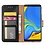 Ntech Ntech Hoesje Geschikt Voor Samsung Galaxy A7 2018 Zwart Portemonnee / Booktype TPU Lederen Hoesje