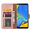 Ntech Ntech Hoesje Geschikt Voor Samsung Galaxy A7 2018 Rose Goud Portemonnee / Booktype TPU Lederen Hoesje