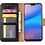 Ntech Ntech Hoesje voor Huawei P20 Lite Portemonnee / Booktype hoesje Zwart
