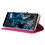 Ntech Ntech Hoesje Geschikt Voor Samsung Galaxy S9 Portemonnee / Booktype TPU Lederen Hoesje Roze