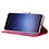 Ntech Ntech Hoesje Geschikt Voor Samsung Galaxy S9 Plus Portemonnee / Booktype TPU Lederen Hoesje Roze