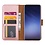 Ntech Ntech Hoesje Geschikt Voor Samsung Galaxy S9 Plus Portemonnee / Booktype TPU Lederen Hoesje Rose Goud
