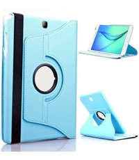 Merkloos Samsung Galaxy Tab S2 9.7 Inch hoesje 360 graden draaibare Case licht blauw