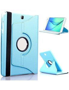 Merkloos Samsung Galaxy Tab S2 9.7 Inch hoesje 360 graden draaibare Case licht blauw