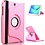 Merkloos Samsung Galaxy Tab S2 9.7 Inch hoesje 360 graden draaibare Case licht roze