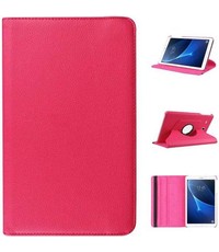 Merkloos Samsung Galaxy Tab A 10.1 (2016) draaibare hoesje Magenta