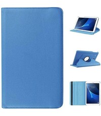 Merkloos Samsung Galaxy Tab A 10.1 draaibare hoesje Licht Blauw